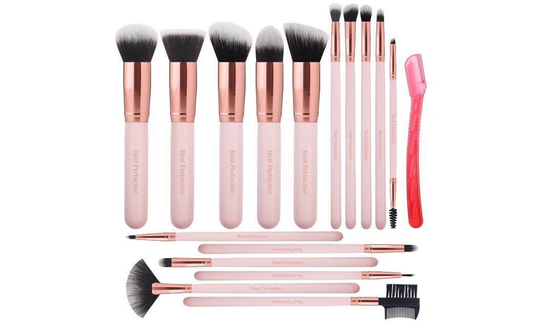 Set de Brochas Real Perfection de 16-Piezas SOLO $8.49