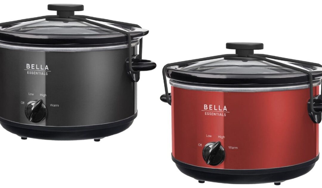 Slow Cooker Bella Essentials 4-Qt a solo $17.99 en JCPenney (Reg. $30)