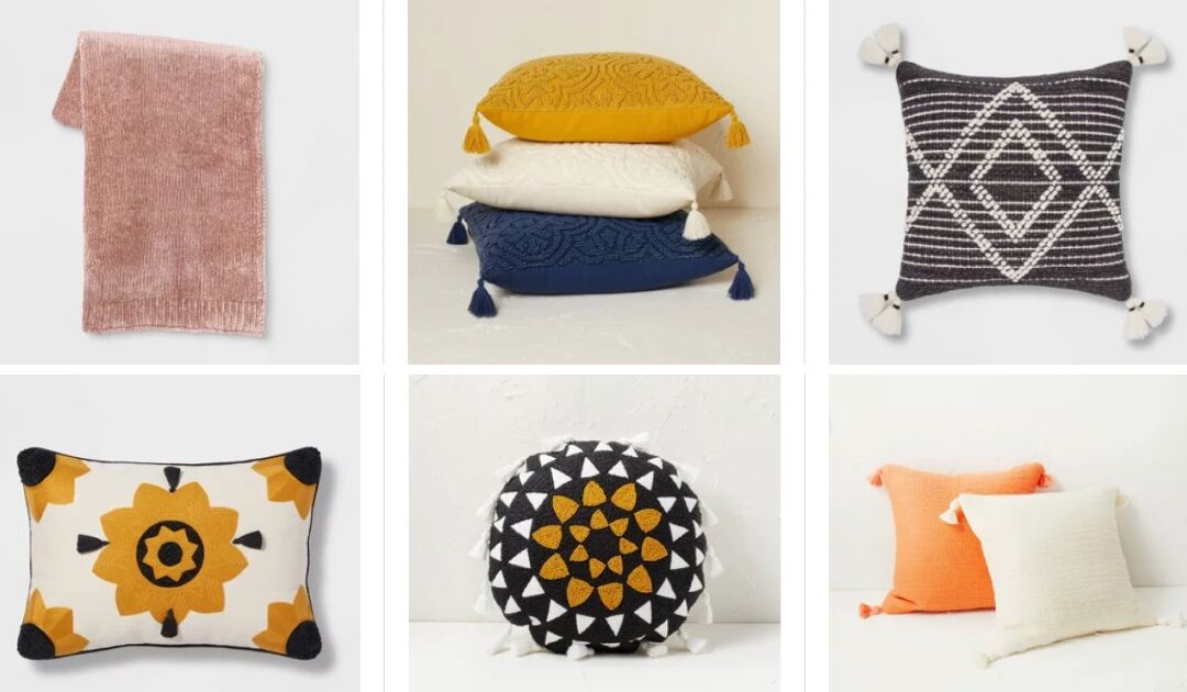 Target – 40% de DESCUENTO en Almohadas y Mantas Seleccionadas
