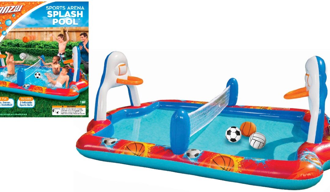 Banzai Sports Arena Splash Pool 4-In-1 a solo $16.99 en Best Buy (Reg. $45)