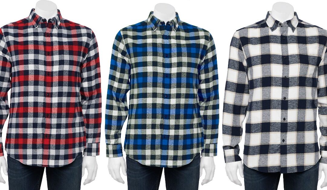 Camisas de Manga Larga Croft & Barrow SOLO $4.72 (Reg $36)