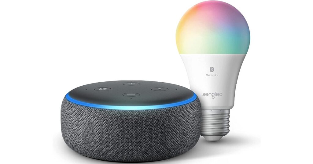 Echo-Dot-3rd-Gen-y-Bombilla-Inteligente