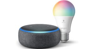 Echo-Dot-3rd-Gen-y-Bombilla-Inteligente