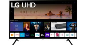 LG Class UQ75 Series LED 4K UHD Smart webOS TV 65-In