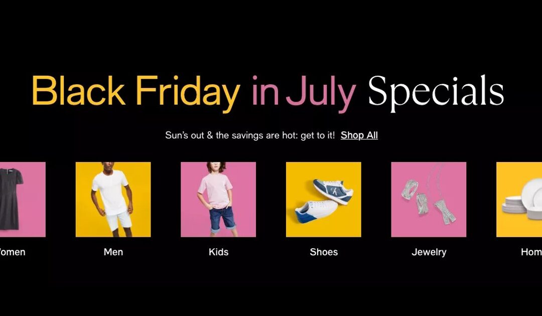 Macy’s – Especiales de Black Friday en Julio