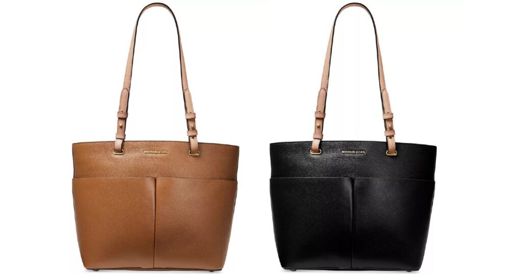 Michael Kors Bedford Pebble Leather Pocket Tote