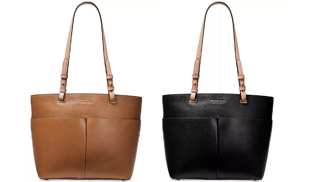 Michael Kors Bedford Pebble Leather Pocket Tote a solo $99 en Macy’s (Reg. $198)
