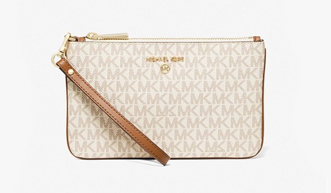 Michael Kors Medium Logo Wristlet SOLO $36.75 (Reg $98)