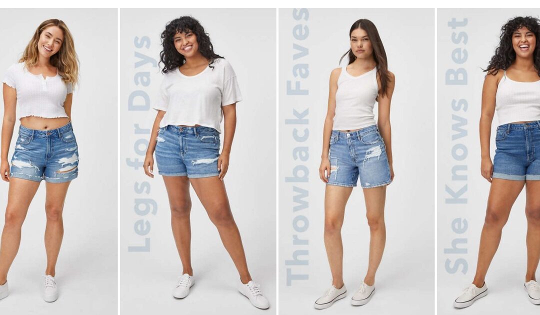 American Eagle – Pantalones Cortos Para Mujeres DESDE $14.99