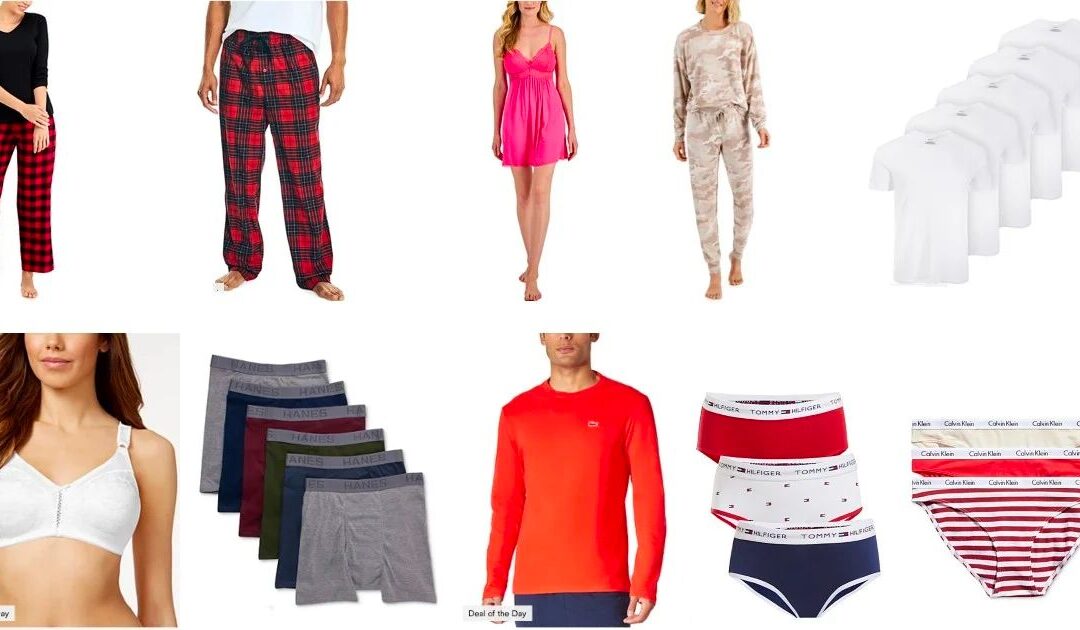 Macy’s – 40-60% Off en Pajamas, Ropa Interior y Más