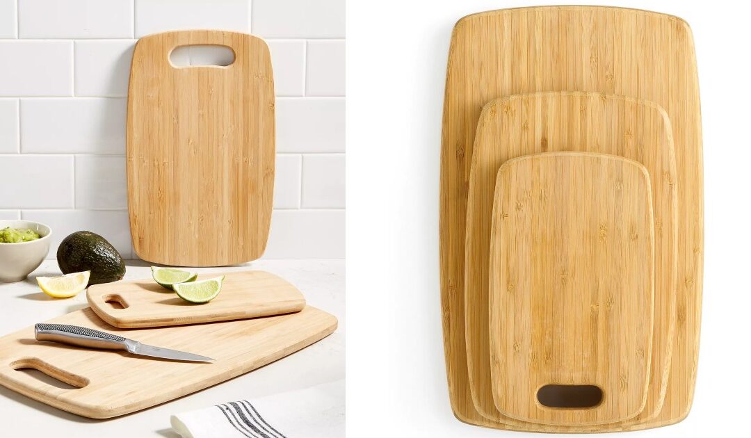 Set de 3 Cutting Boards Martha Stewart a solo $20.99 en Macy’s (Reg. $42)