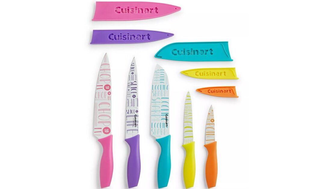 Set de Cuchillos Cuisinart Estampado 10-Piezas a solo $7.96 en Macy’s (Reg. $40)