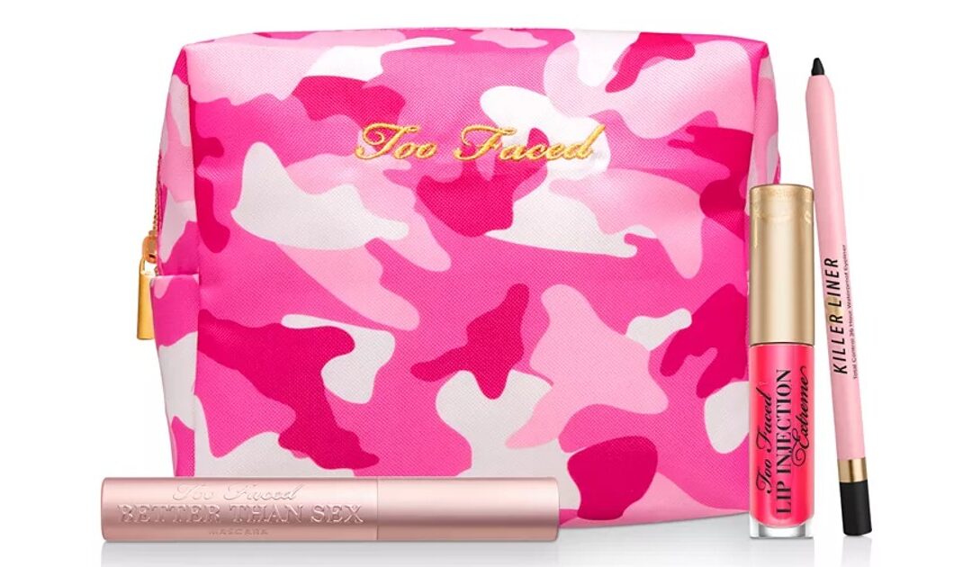 Too Faced 4-Pc Army Of Love Makeup Set SOLO $19.50 (Reg $49)
