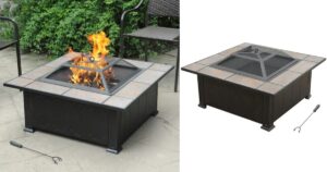 Axxonn Tuscan Ceramic Tile Top Fire Pit
