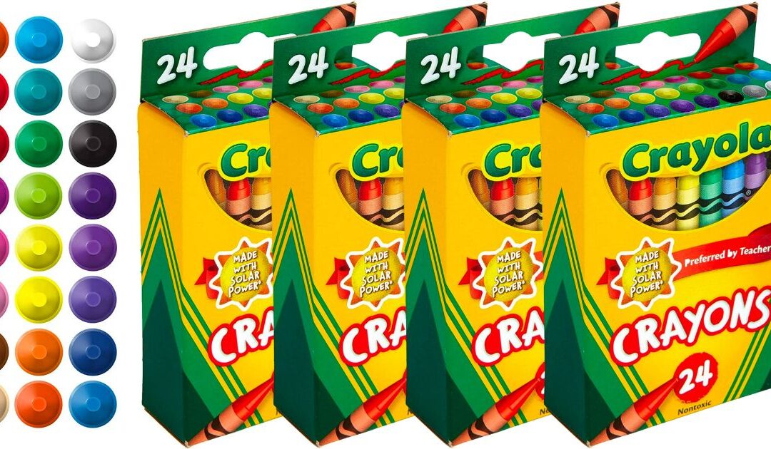 4 Cajas de 24 Crayolas a SOLO $2.00 (Reg. $5.76)