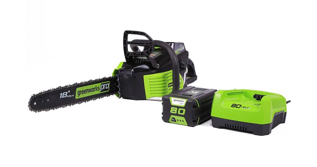 Chainsaw Greenworks 18-In 80-Volt