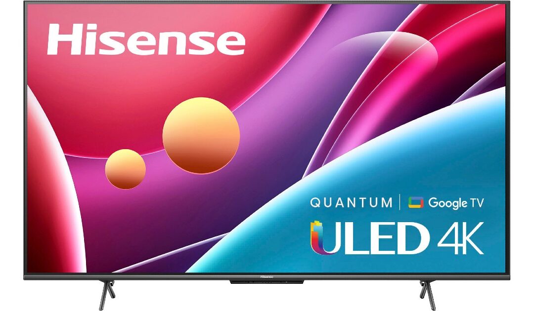 Hisense Quantum ULED 4K UHD Smart Google TV 55-In a solo $399.99 en Best Buy (Reg. $700)