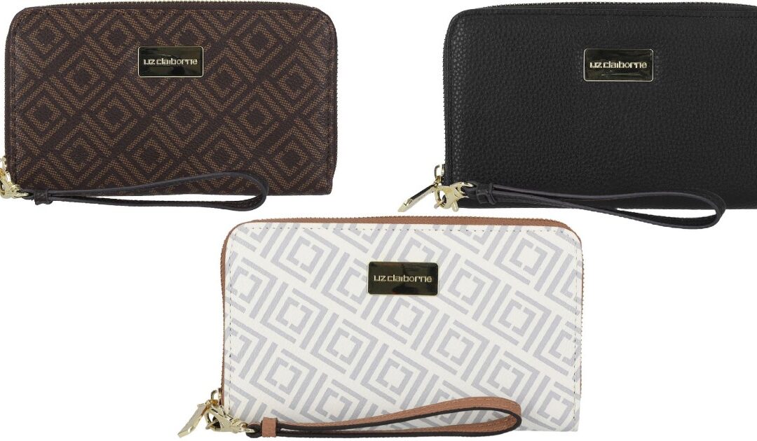 Liz Claiborne Erica Zip Around Wallet a solo $21.60 en JCPenney (Reg. $45)