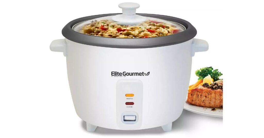 Olla Arrocera Elite Gourmet 6-Tazas