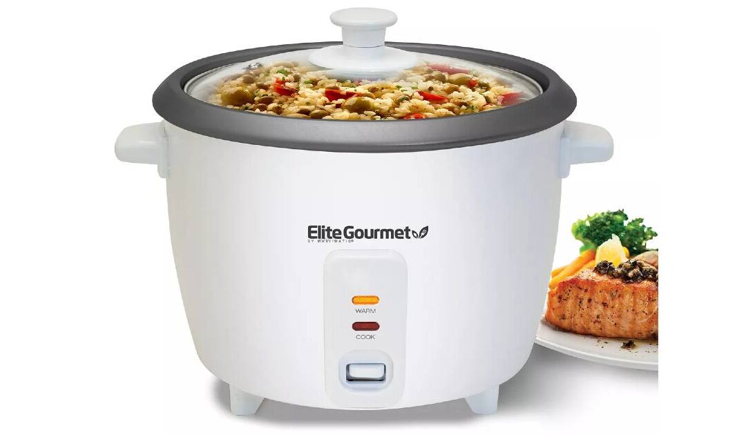 Olla Arrocera Elite Gourmet 6-Tazas a solo $17.99 en Macy’s (Reg. $38)