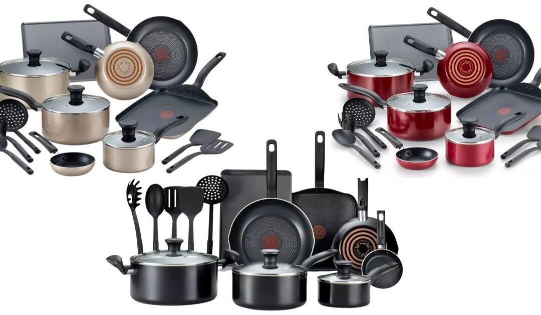Set de Cocina T-fal Culinaire de 16-Piezas SOLO $99.99 en Macy’s (Reg $220)