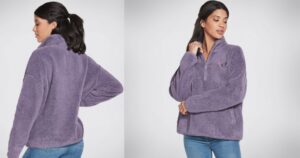 Abrigo-Sketchers-BOBS-Apparel-Cuddle-Zip-Pullover