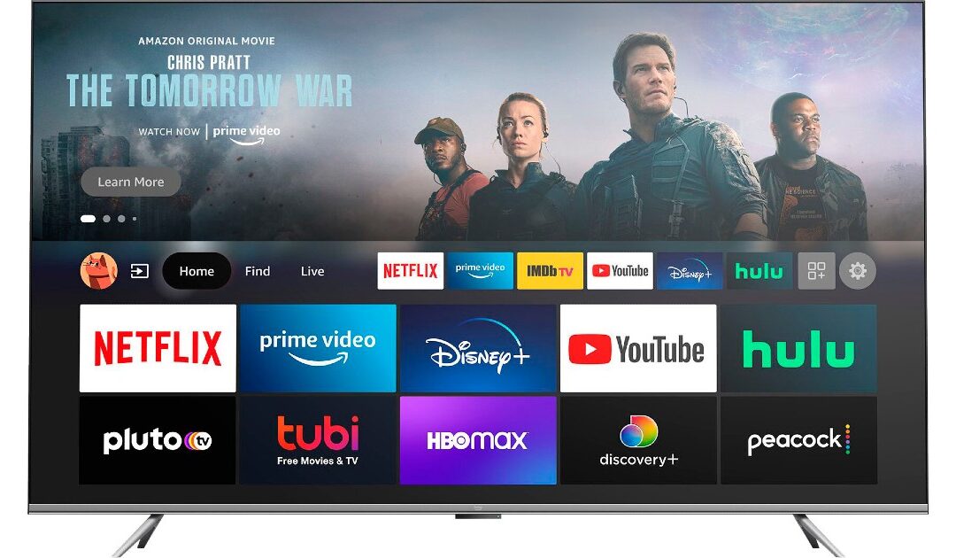 Amazon 75-In Class Omni Series 4K UHD Smart Fire TV with Alexa a solo $699.99 en Best Buy (Reg. $1,100)