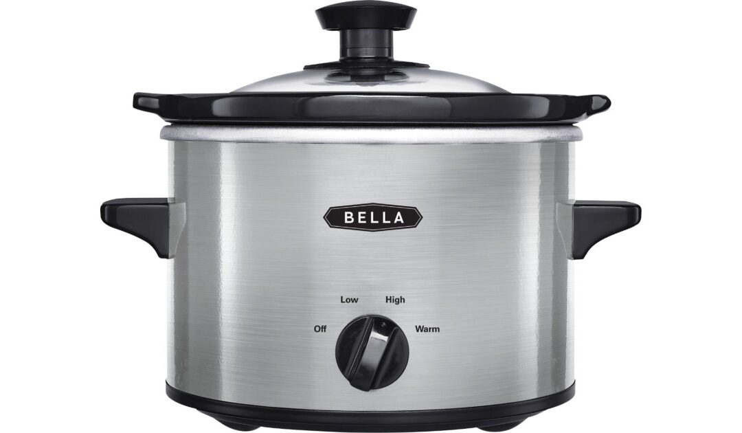 Bella Slow Cooker 1.5-Qt Stainless Steel a solo $5.99 en Best Buy (Reg. $15)