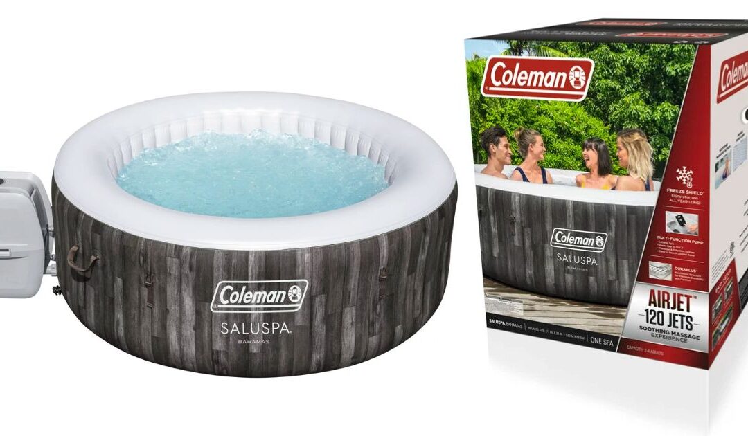 Coleman Bahamas Inflatable Hot Tub SOLO $258 (Reg $444)