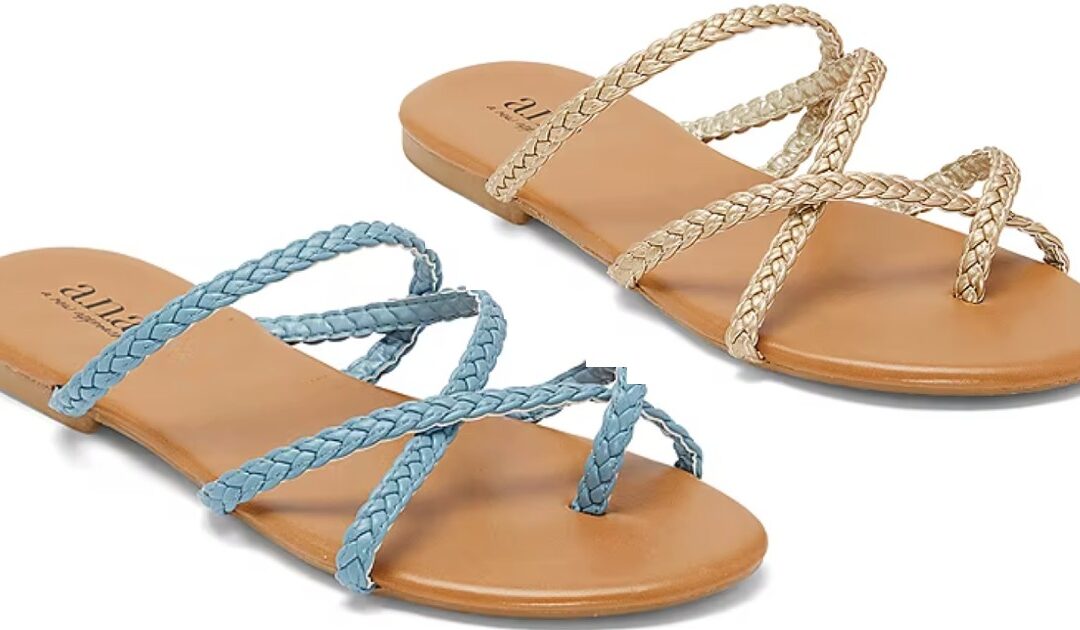 Flip-Flops a.n.a Strappy Braided Thong SOLO $3.59 (Reg $24)