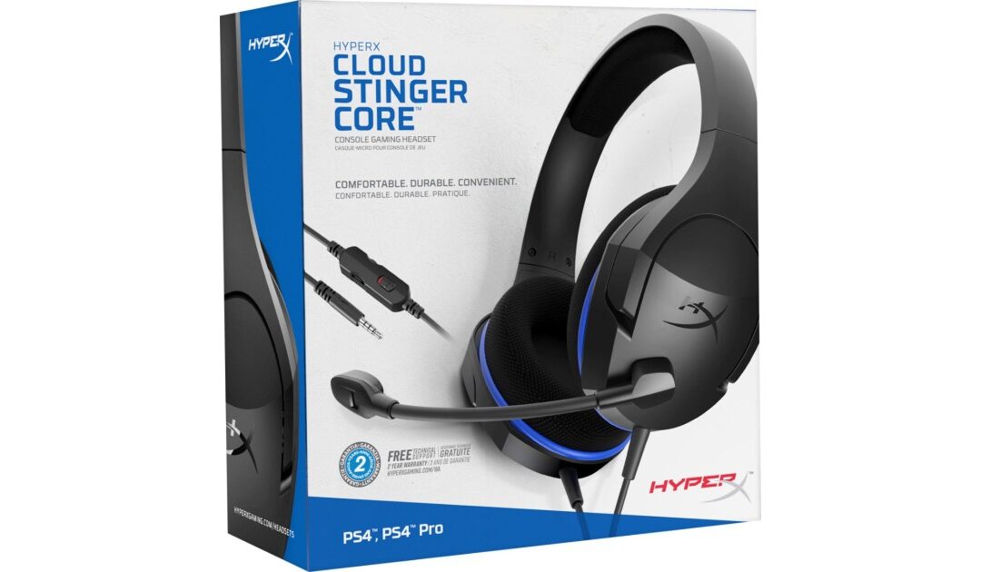 HyperX Cloud Stinger Core Wired Stereo Gaming Headset for PS5 and PS4 SOLO $19.99 (Reg. $40)