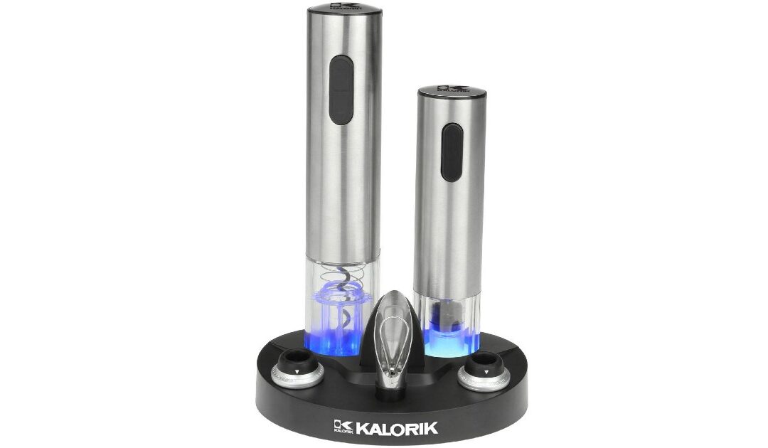 Set de Abridor de Botellas de Vino Recargable Kalorik a solo $35.99 en JCPenney (Reg. $65)