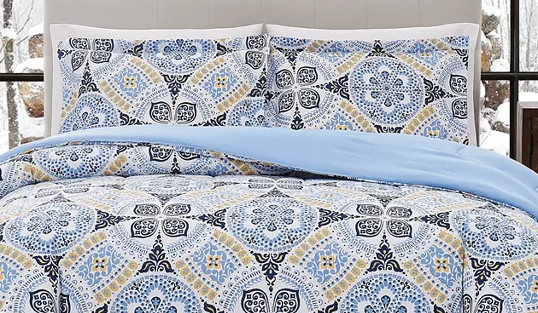 Set de Comforter de 3-Piezas Pem America Gigi SOLO $29.99 (Reg $80)
