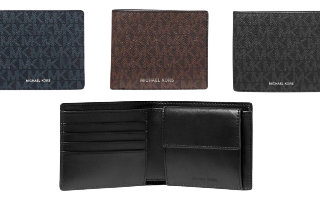 Wallet Michael Kors Cooper Logo Billfold a solo $46 (Reg $158)