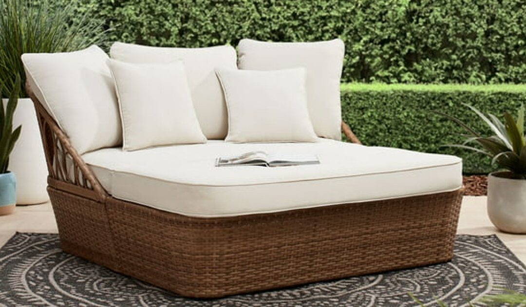 Wicker Outdoor Daybed SOLO $200 (Reg. $600)