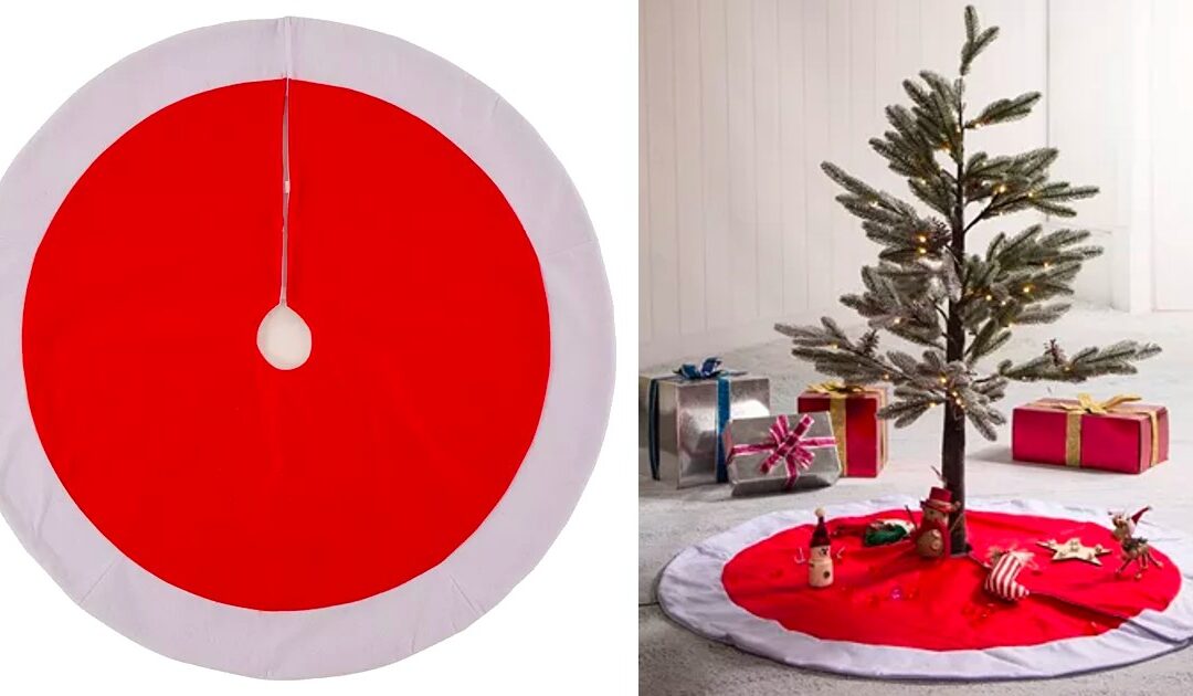 42 inch D Christmas Tree Skirt Glitzhome a solo $11.99 (Reg. $30) en Macy’s