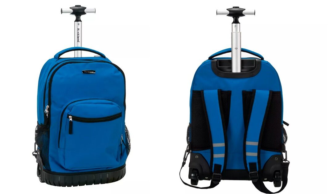Backpack Rockland 19 Pulgadas con Ruedas a solo $34.93 (Reg. $140)