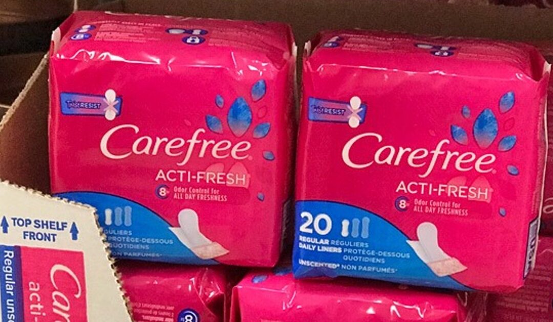 Carefree Liners 20-ct SOLO $0.50 en CVS