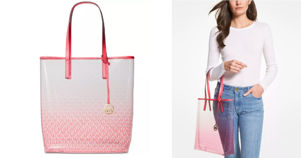 Cartera-MK-Signature-The-Michael-Bag-Clear-Medium-Tote