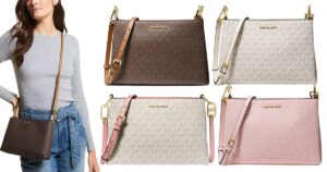 Carteras Michael Kors Trisha Medium Logo Crossbody