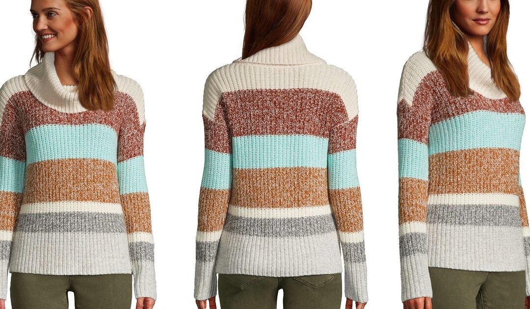 Cozy Lofty Cowl Neck Sweater a solo $16.38 (Reg. $89.95)