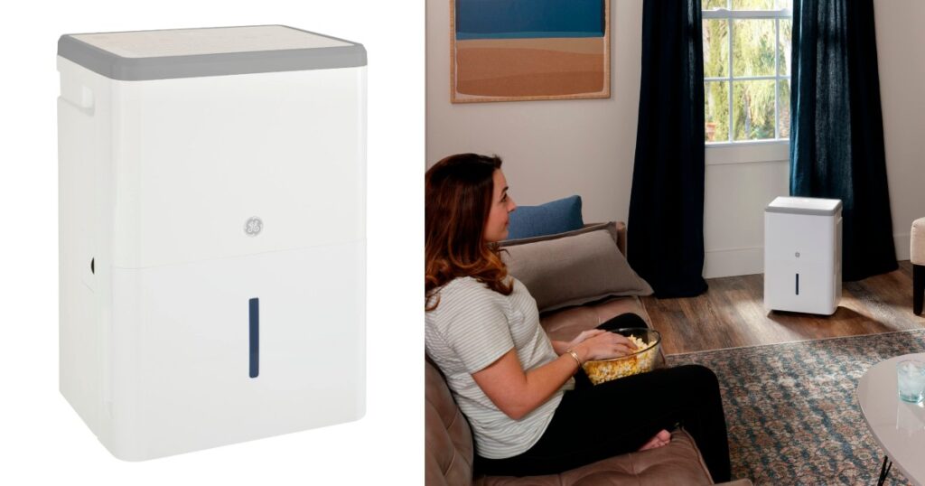 Deshumidificador Portátil GE 35-Pintas con Smart Dry