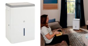 Deshumidificador Portátil GE 35-Pintas con Smart Dry