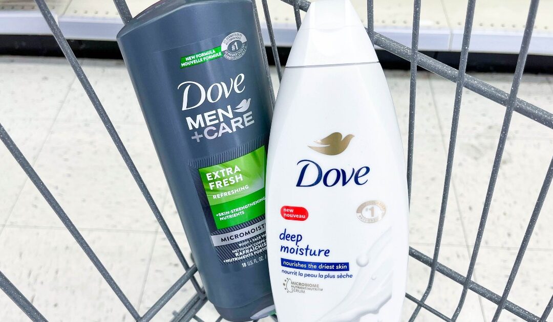 Dove Body Wash y Dove Men+Care Body Wash SOLO $1.51 en Walgreens