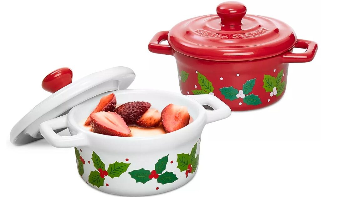 Holiday Cocottes de 2-Piezas SOLO $14.99 (Reg $50)