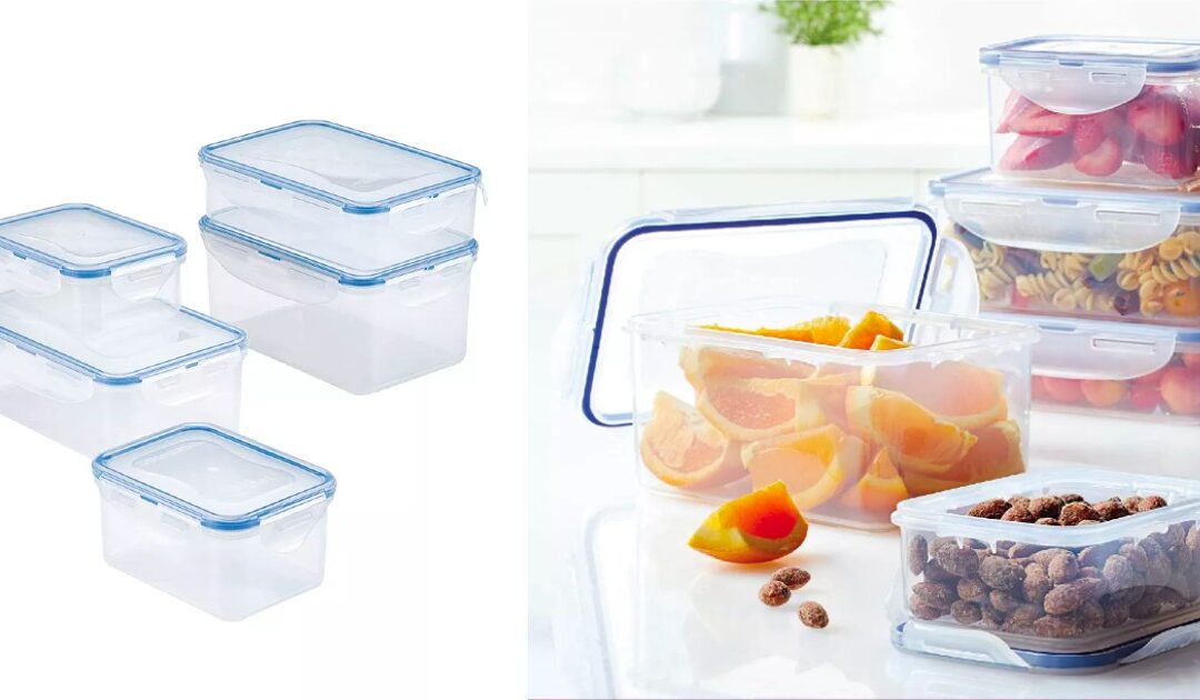 Juego de Almacenamiento de Alimentos Lock n Lock de 10-piezas a solo $11.99 (Reg. $43)