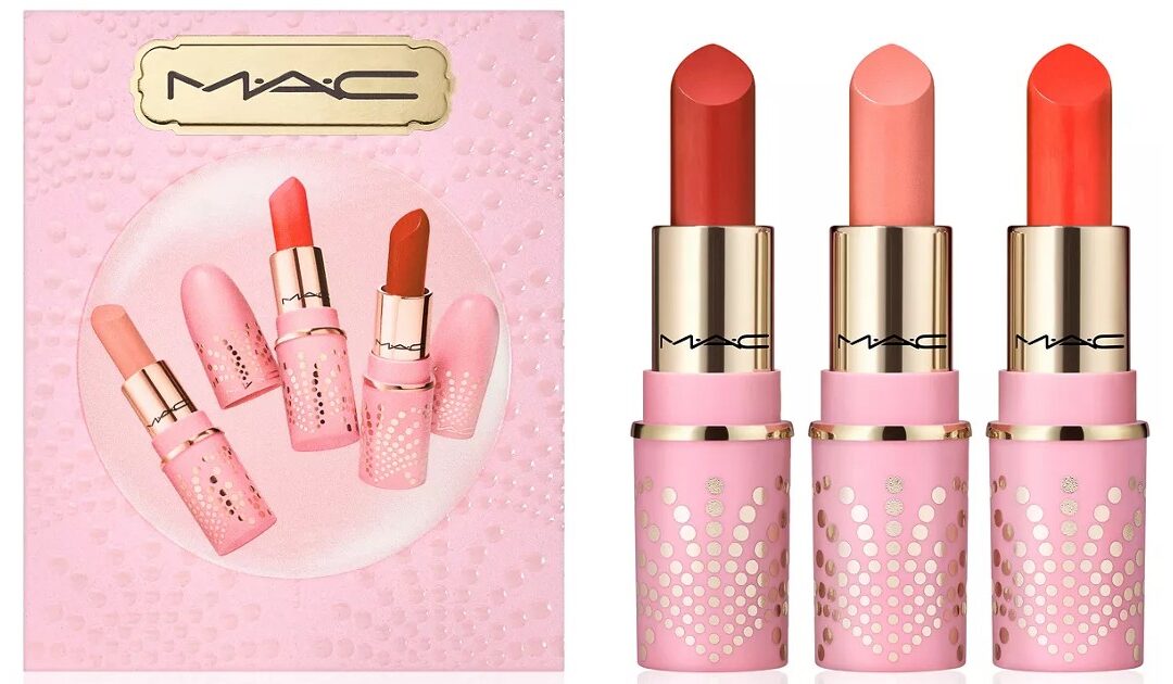 MAC 3-Pc Taste Of Bubbly Mini Lipstick Set SOLO $21.25 (Reg $42)