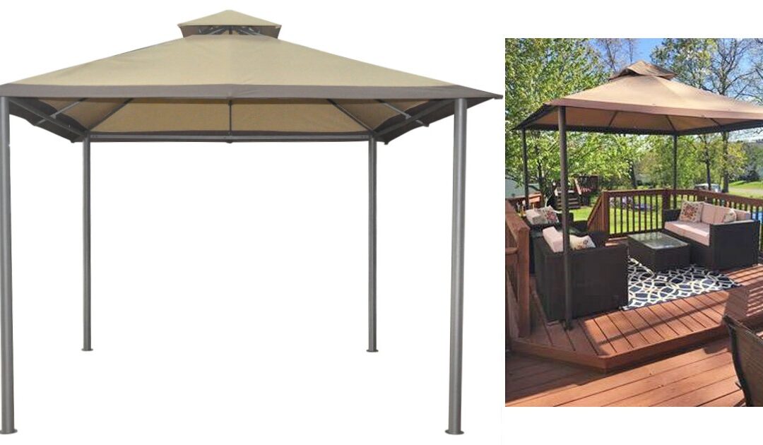 Mainstays Outdoor Gazebo 10 x 10 ft SOLO $87 (Reg $145)