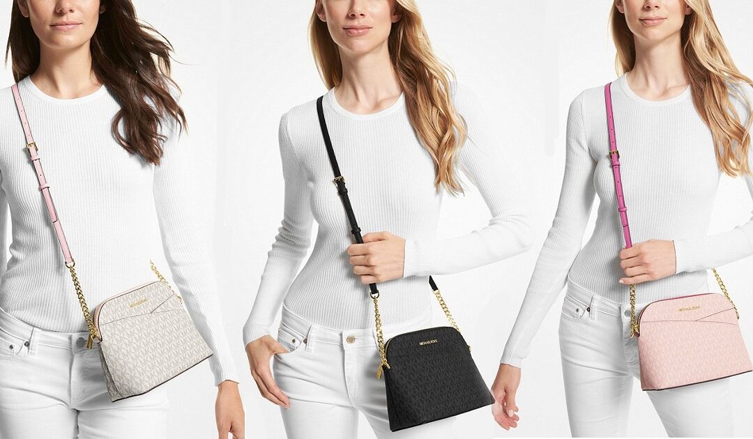 Michael Kors Jet Set Travel Dome Crossbody Bag ONLY $79 (Reg $398)