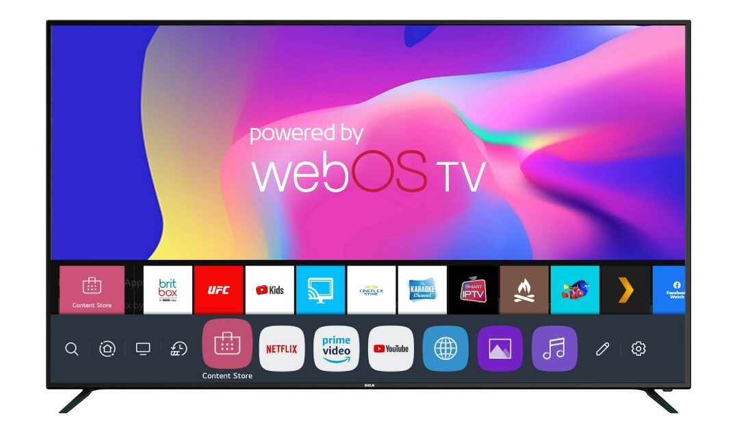 RCA 4K UHD HDR LED WebOS Smart TV 55-In a solo $198 en Walmart (Reg. $278)